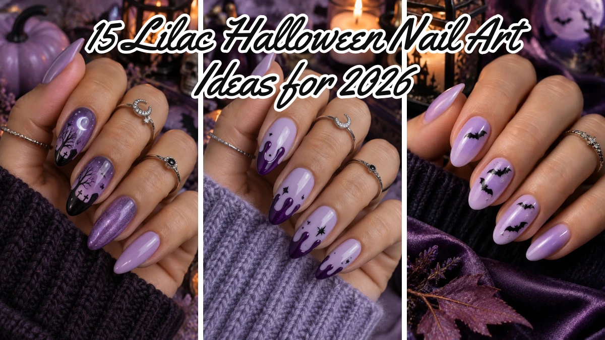 15 Lilac Halloween Nail Art Ideas for 2026