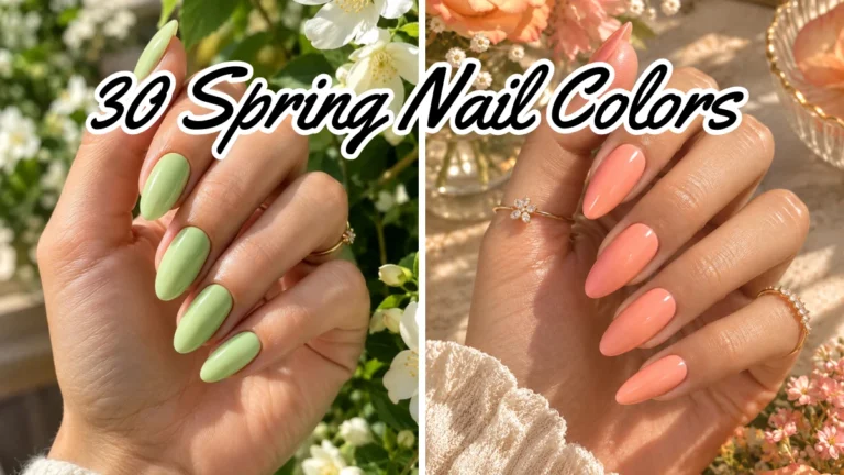 30 spring nail color designs