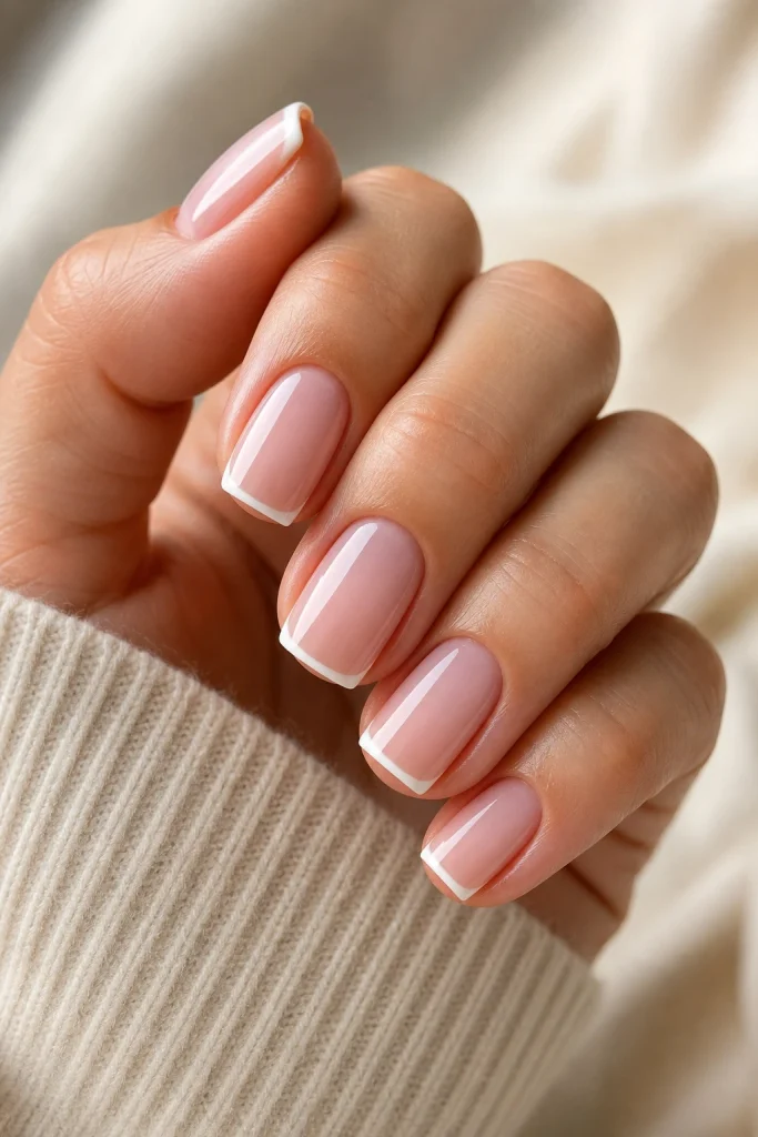 Classic White French Tip