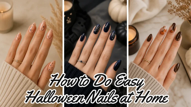 How to Do Easy Halloween Nails at Home guide
