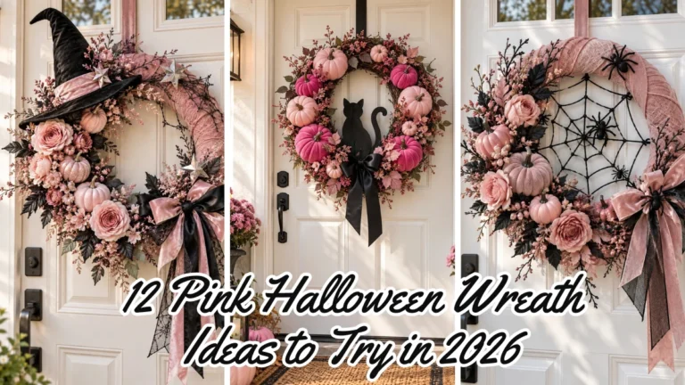 12 Pink Halloween Wreath Ideas to Try in 2026