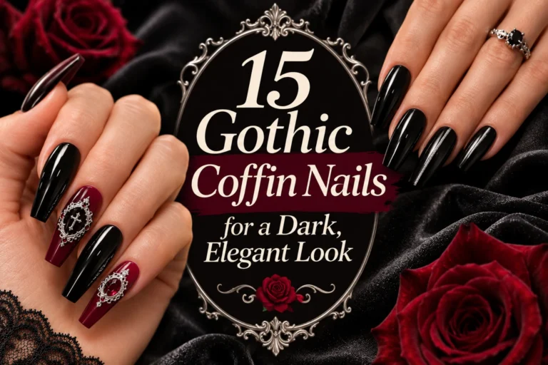 15 Gothic Coffin Nails for a Dark, Elegant Look
