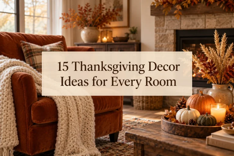 15 Thanksgiving Decor Ideas for Every Room (Cozy, Not Cluttered)