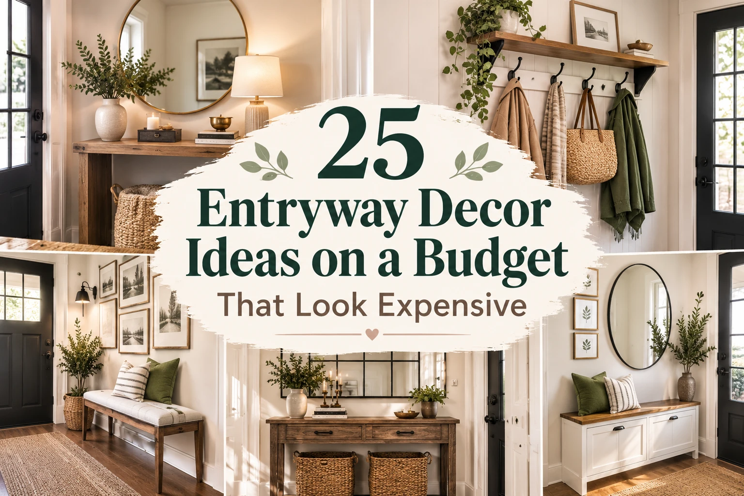 25 Entryway Decor Ideas on a Budget That Look Expensive
