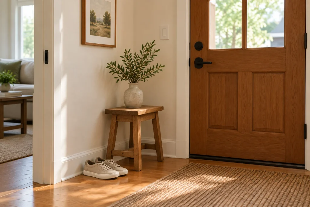 Add a Small Stool Instead of a Full Bench