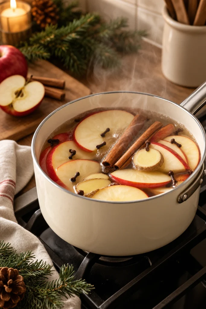 Apple Cinnamon Christmas Simmer Pot