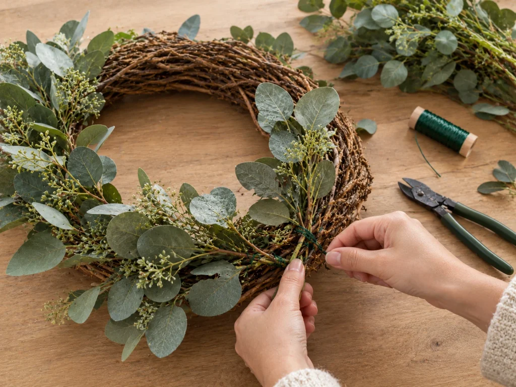 Attach the Permanent Greenery