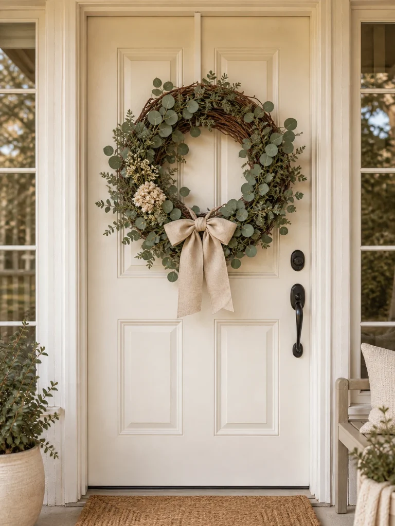 Check the Finished Wreath and Prepare It for Hanging