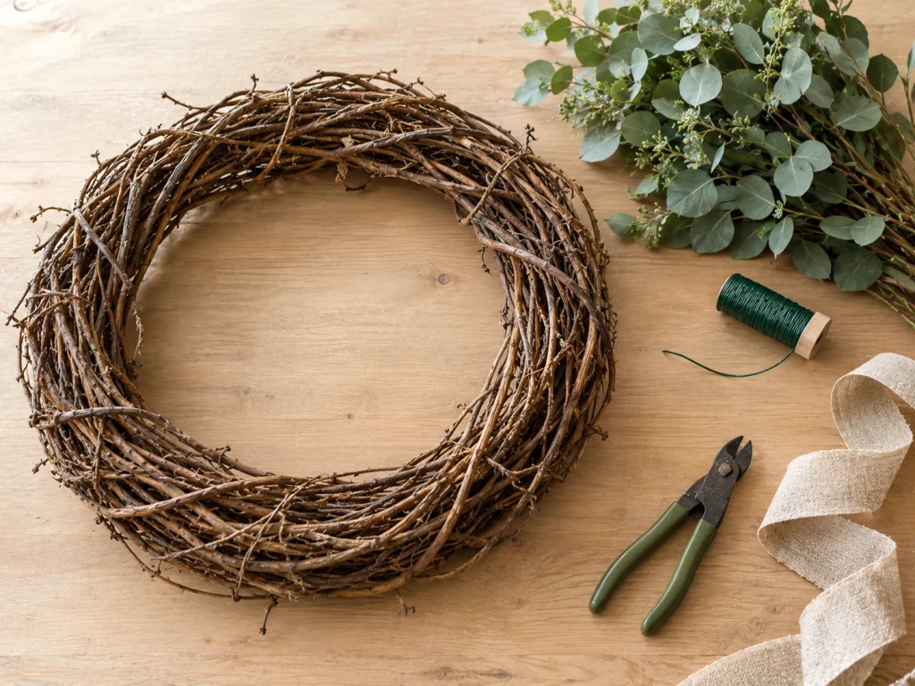 Choose and Prepare Your Wreath Base