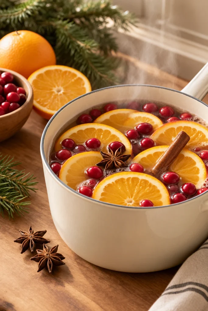 Cranberry Orange and Star Anise Simmer Pot