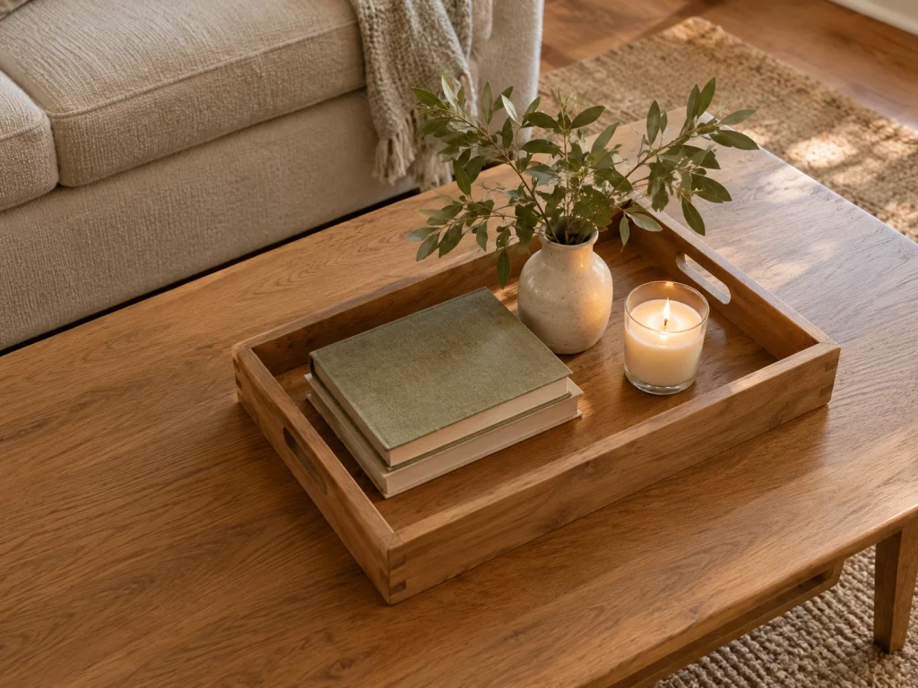 Create a DIY Coffee Table Tray