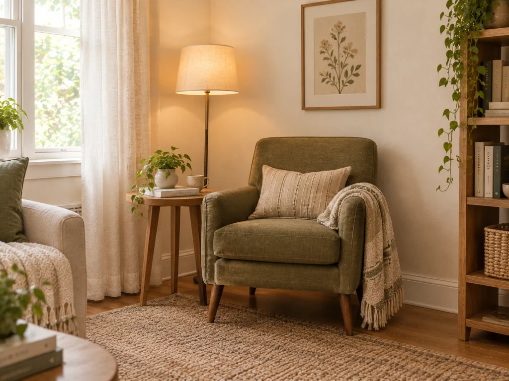 Create a Reading Corner With One Comfortable Chair