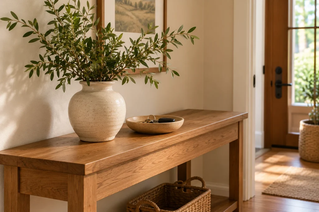  Create a Welcoming Look With One Plant or Branch Arrangement