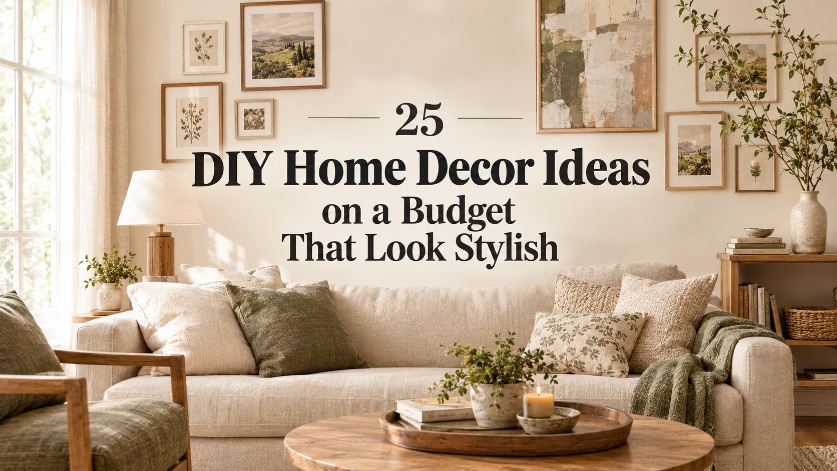 25 DIY Home Decor Ideas on a Budget That Look Stylish