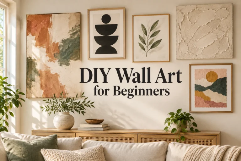 8 DIY Wall Art Ideas for Beginners That Are Easy to Make