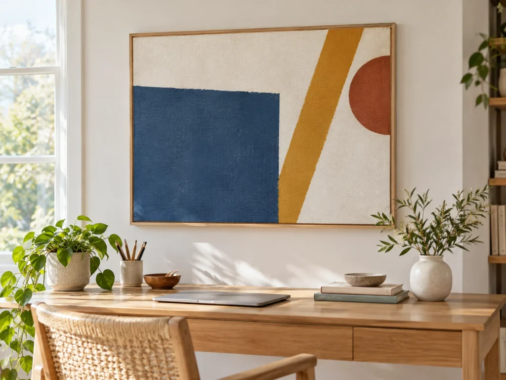 Geometric Color Block Art