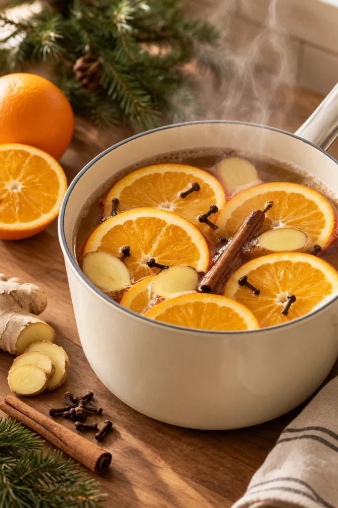 Ginger Orange and Clove Simmer Pot