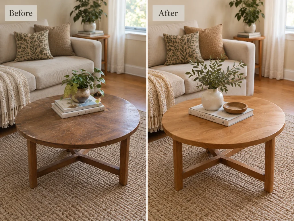 Give an Old Coffee Table a Simple Makeover