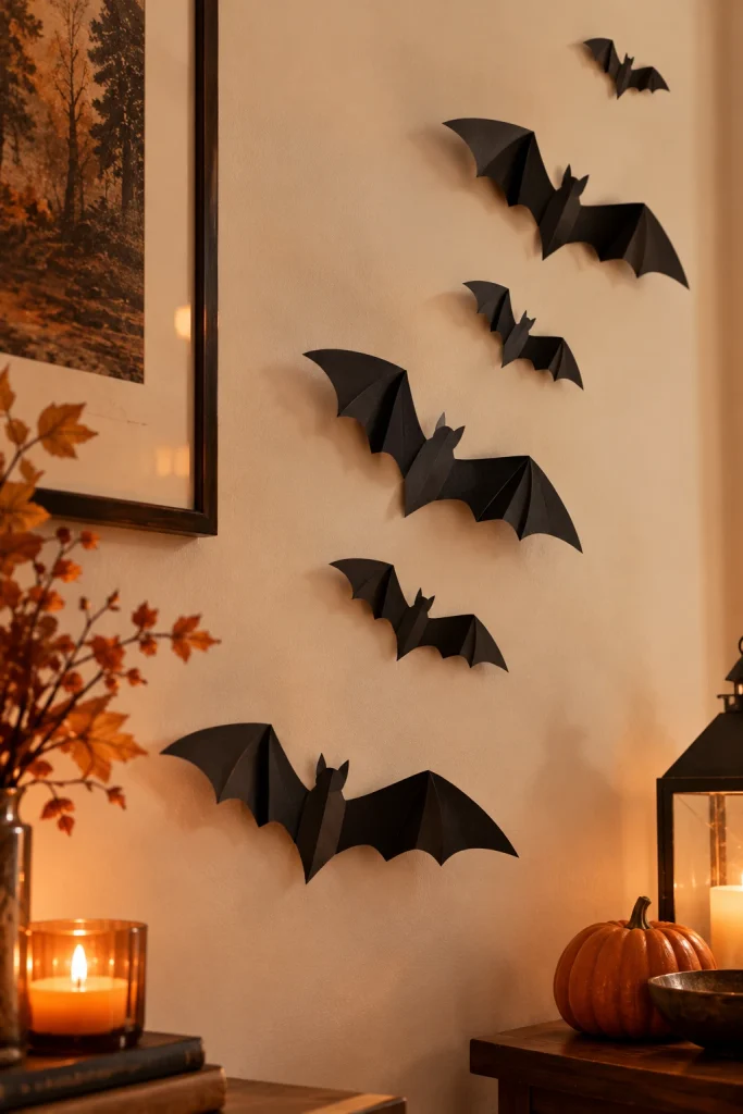 Hanging Paper Bats