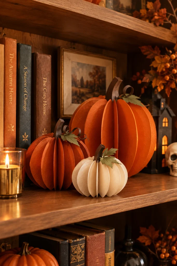 Layered Paper Pumpkins