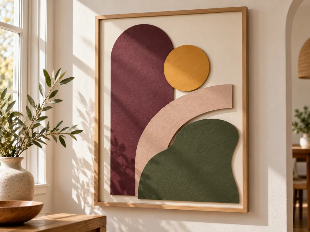 Layered Paper Shape Art