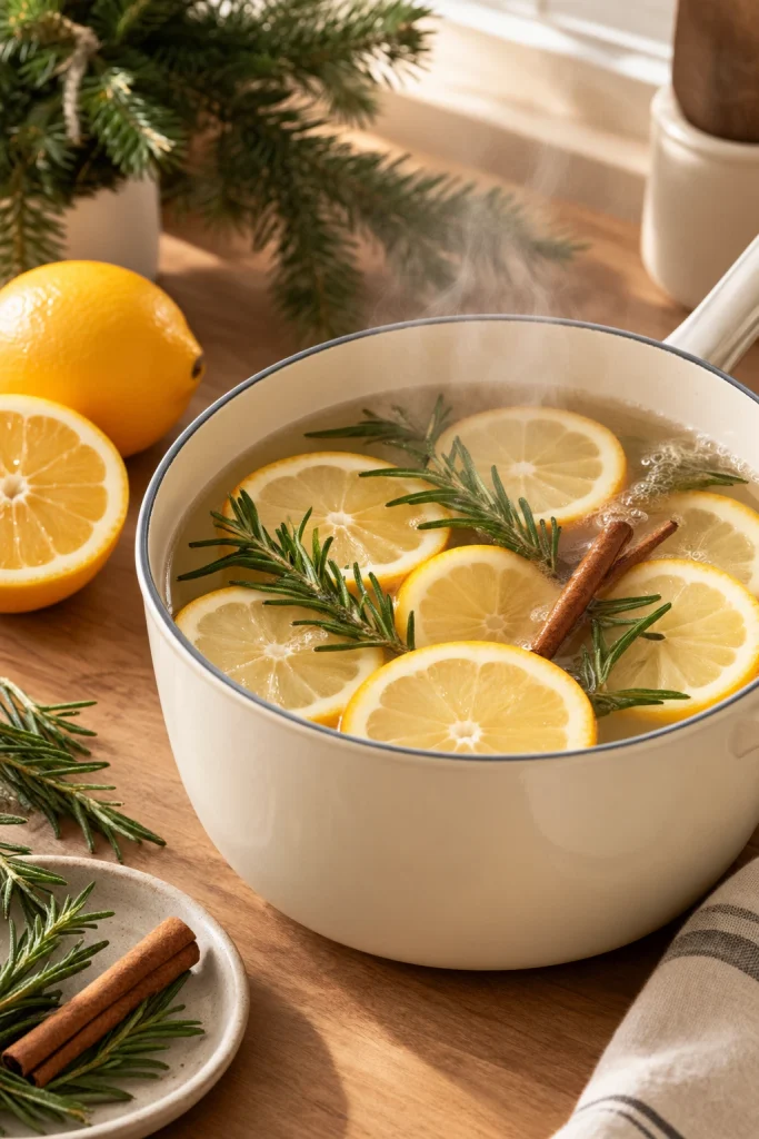 Lemon Rosemary Christmas Simmer Pot