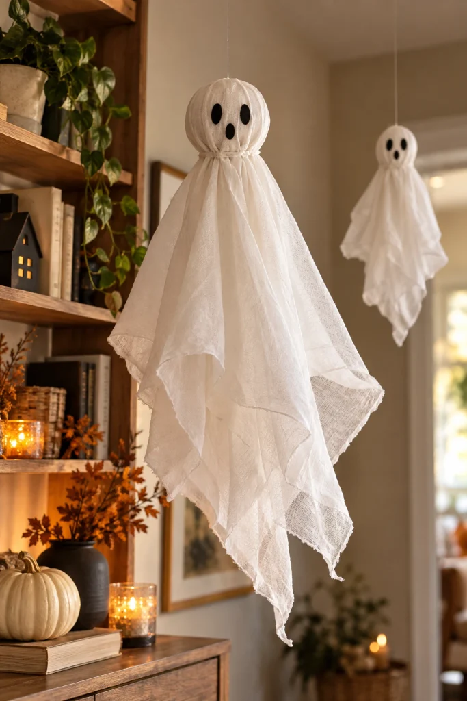 Make a Floating Ghost From an Old White Sheet
