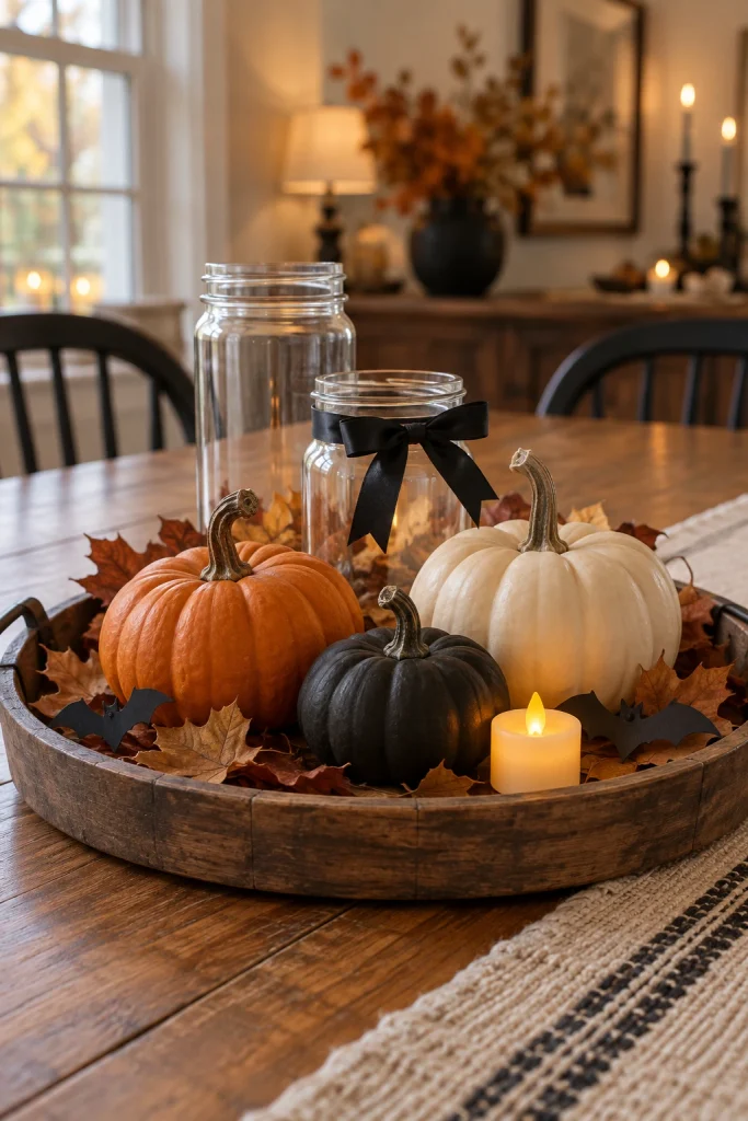 Make a Last Minute Halloween Table Centerpiece