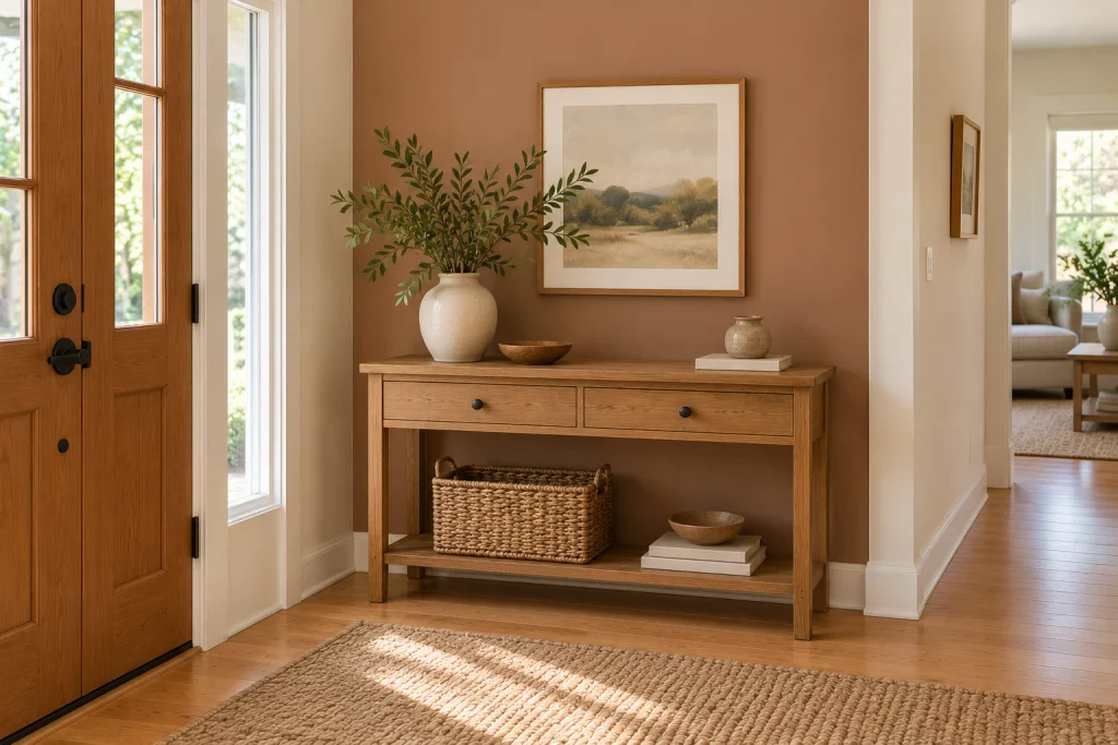 Make a Plain Wall More Interesting With a Painted Accent