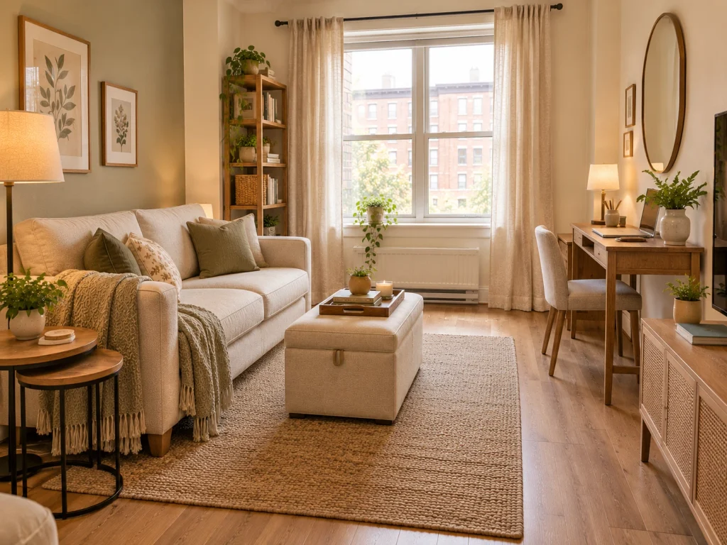 Make a Small Living Room Work for Multiple Purposes
