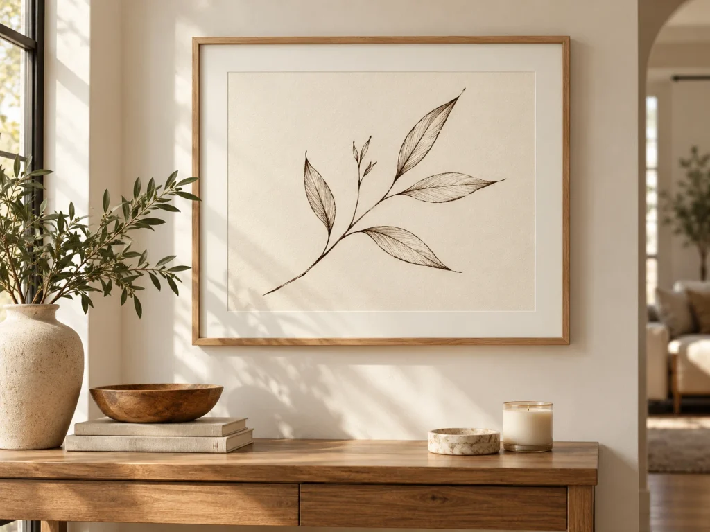 Minimalist Botanical Line Art