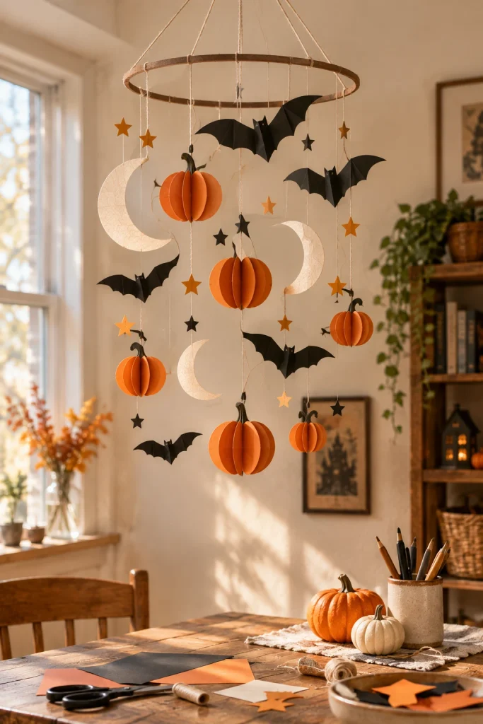 Paper Halloween Mobile