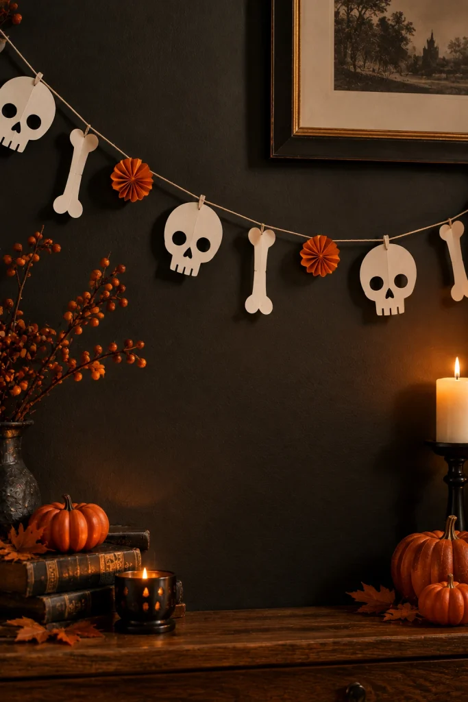 Paper Skeleton Garland