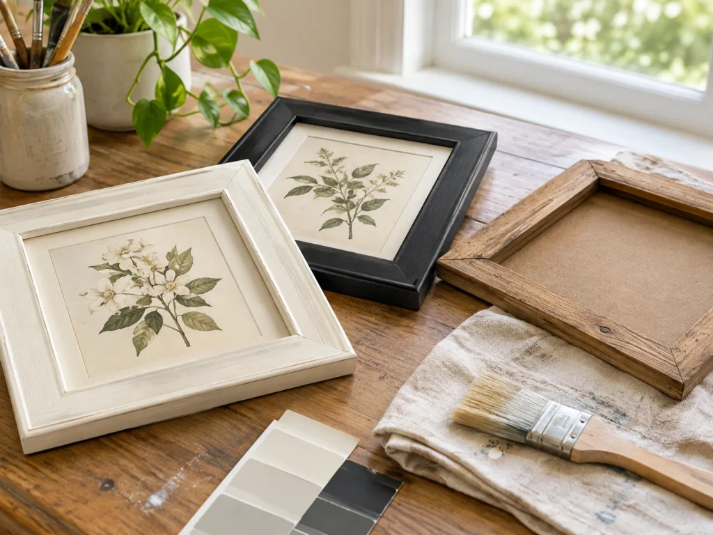 Refresh Old Picture Frames With Paint
