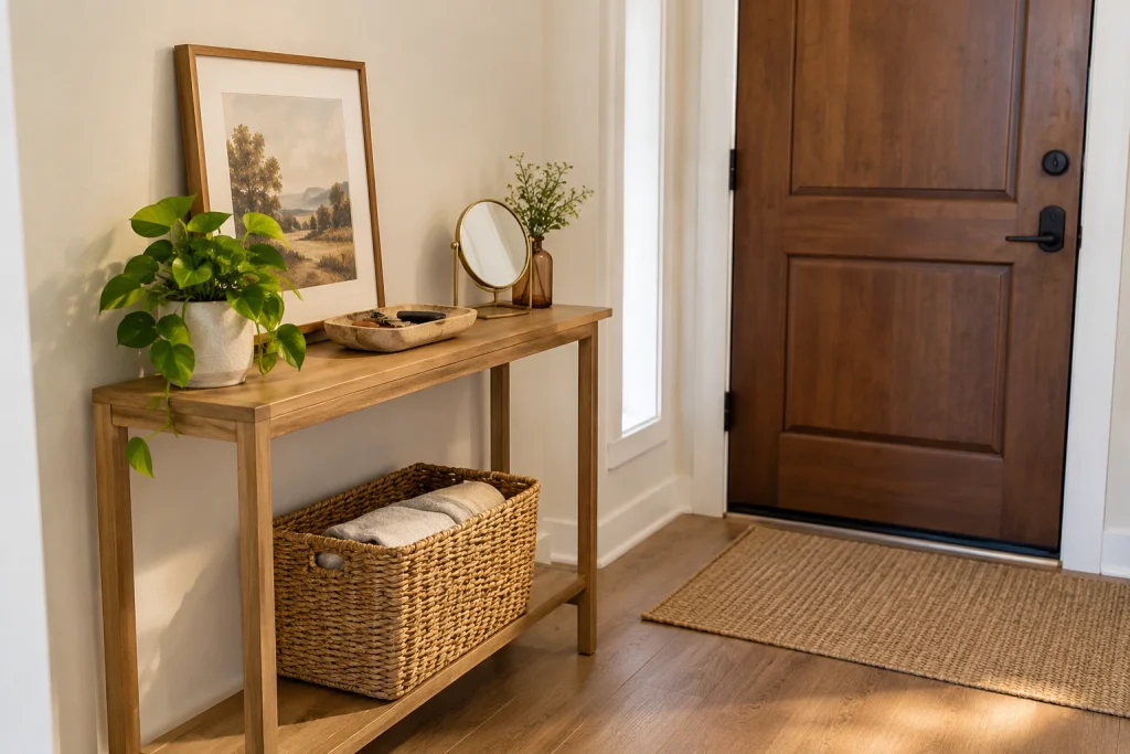 Refresh the Entrance With Removable Decor