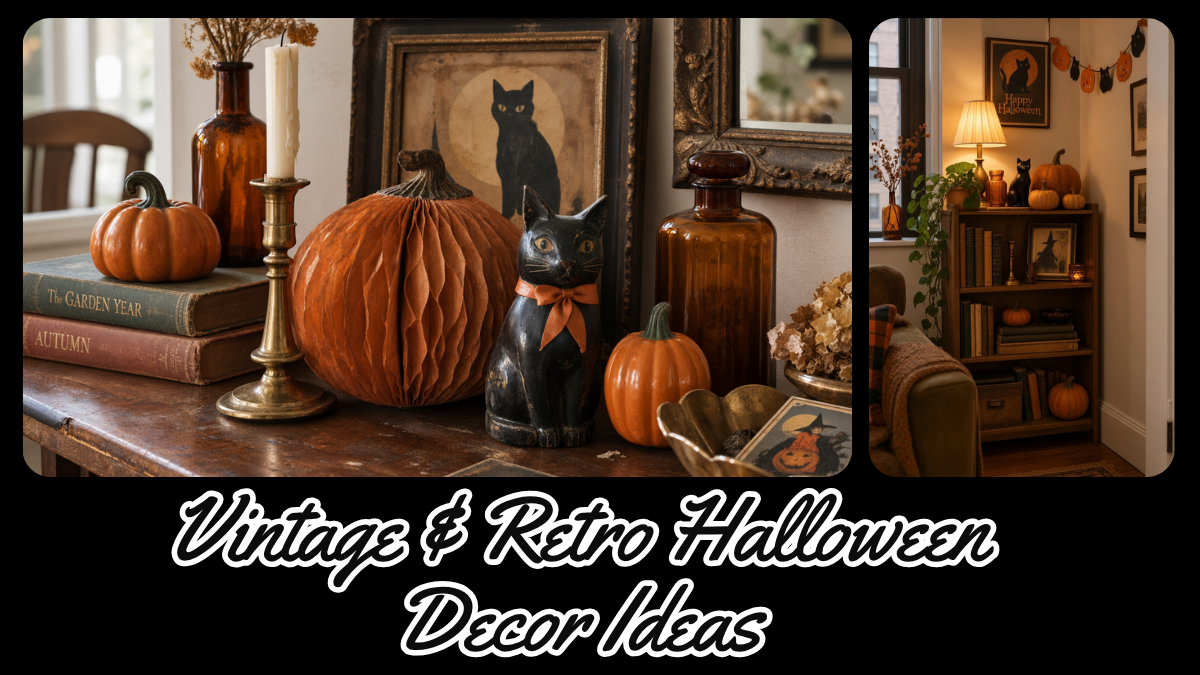 Vintage & Retro Halloween Decor Ideas