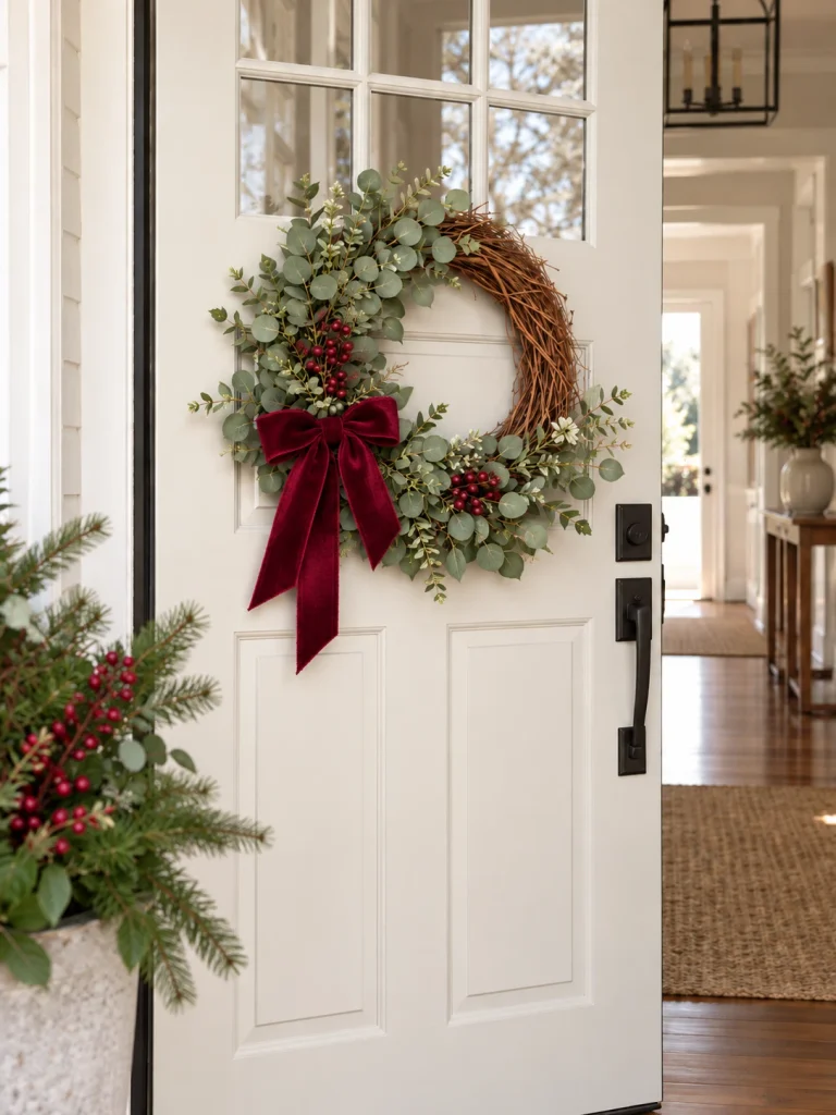 Winter: Use Deep Ribbon and Understated Accents